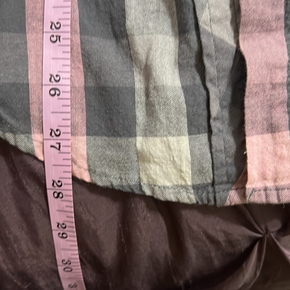 Pink & Gray plaid Ladies Top - Picture 8 of 9